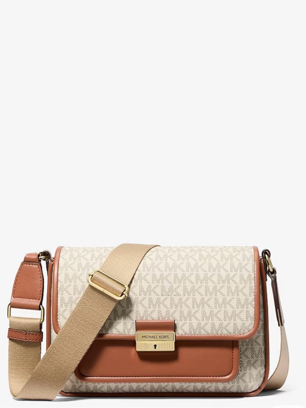 Bradshaw Medium Signature Logo Messenger Bag